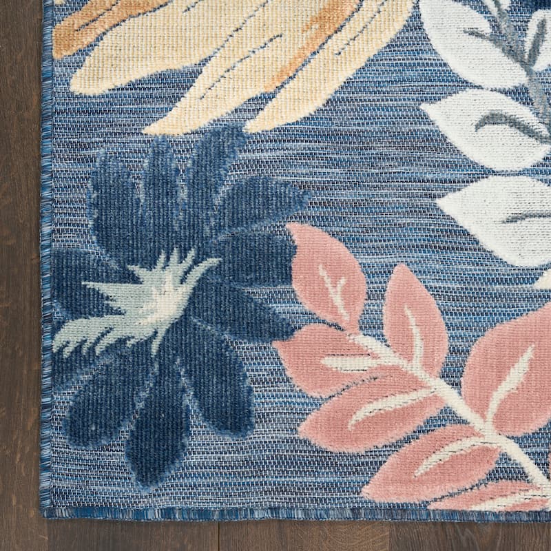 Nourison Suncoast Indoor/Outdoor Tropical Floral Area Rug