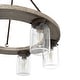 preview thumbnail 14 of 17, Hunter Devon Park 6-Light Chandelier - Dining Room, Entry - Wagon Wheel, Rustic, Farmhouse