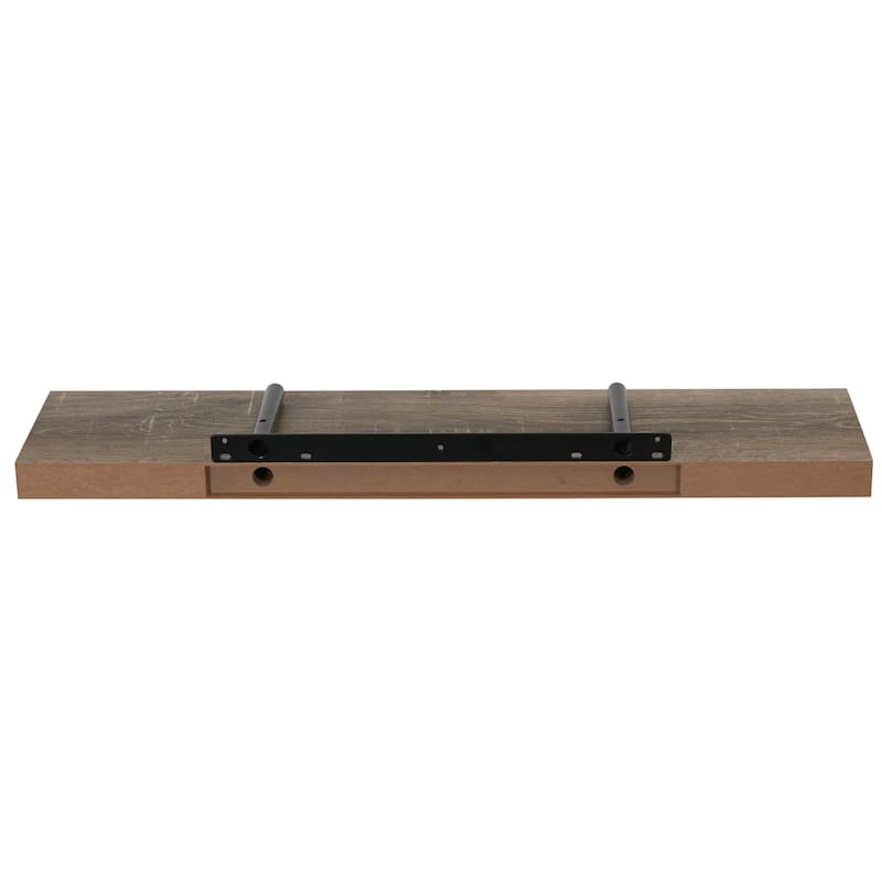 Household Essentials Ashwood Floating Shelf for Wall - 7.5"L x 32.0"W x 1.5"H