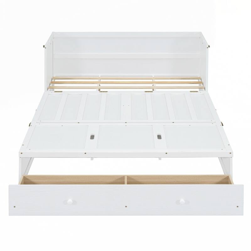 Murphy Bed with USB Port and a Large Drawer