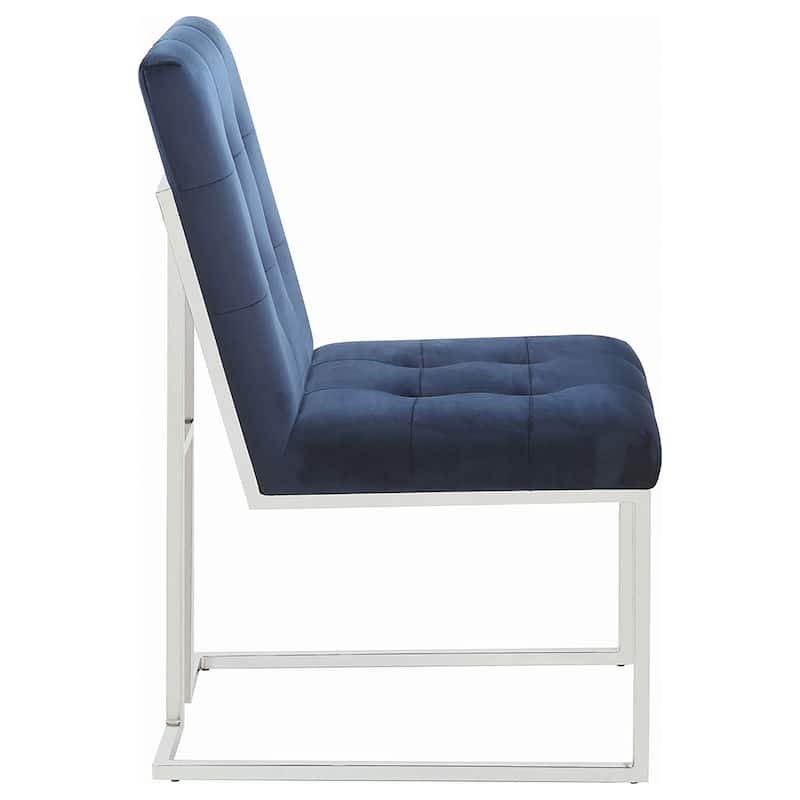 Cisco Velvet Upholstered Dining Side Chair (Set of 2)