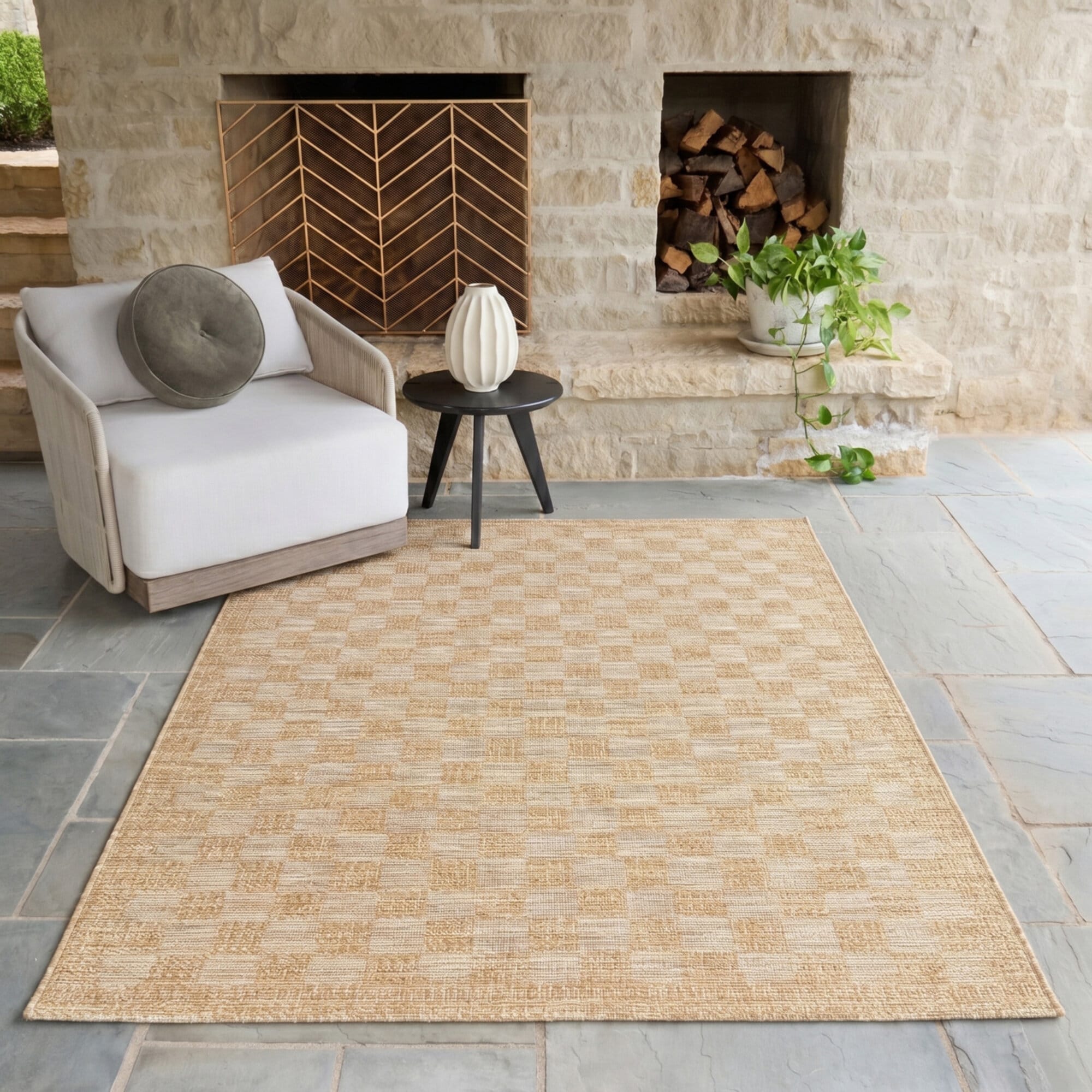 Balta Rugs Osborne Checkered Indoor/Outdoor Area Rug