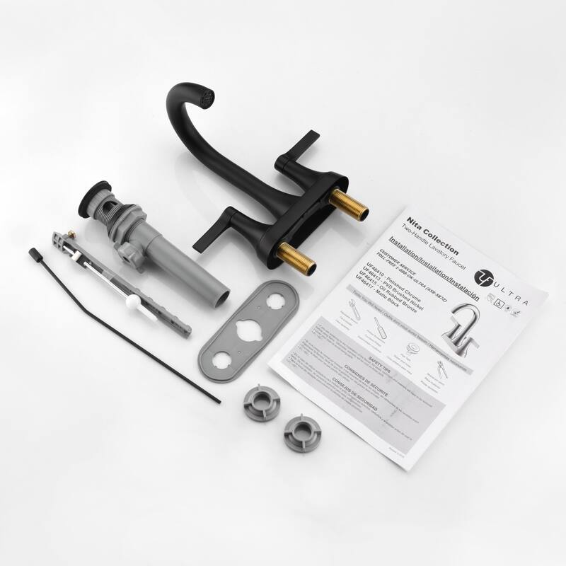 Ultra Faucets Nita Collection Two-Handle 4" Centerset Lavatory Faucett
