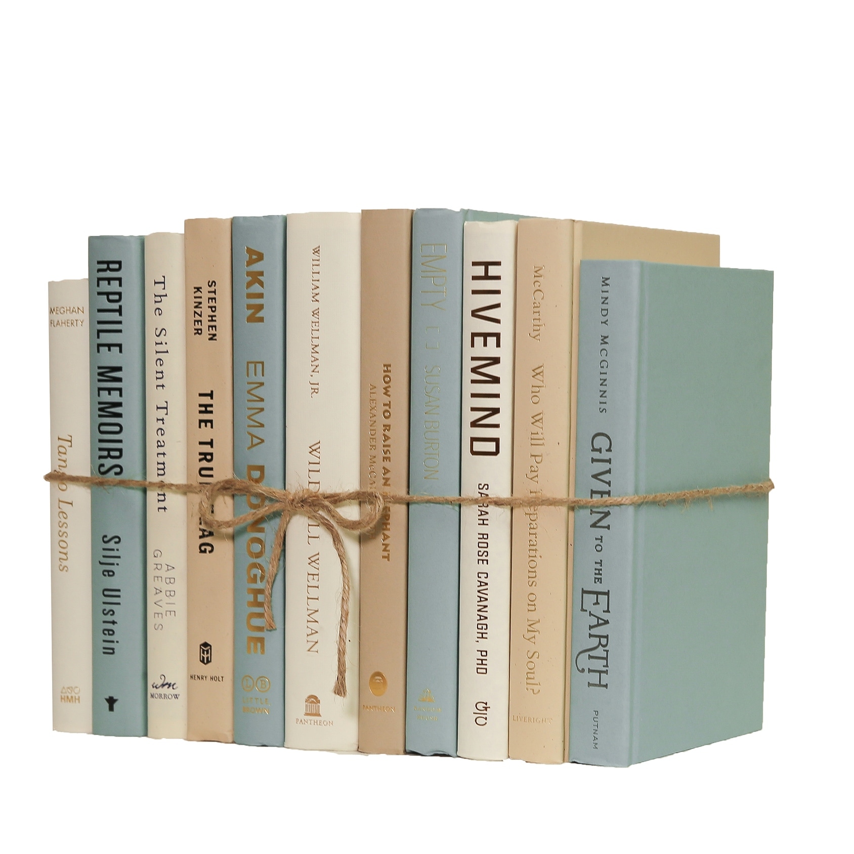 Decorative Books - Sea Glass Book Bundle - 1 Foot of Blue Books