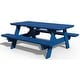 preview thumbnail 18 of 34, Poly Lumber 3' x 6' Picnic Table Blue