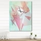 preview thumbnail 8 of 12, Designart 'Vintage Triangular' Oversized Farmhouse Wall CLock