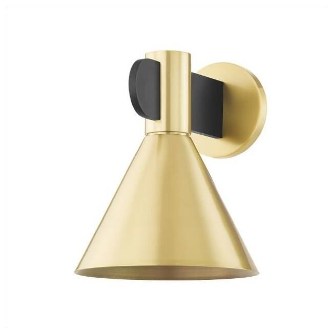 Hudson Valley Lighting 4910 Cranston 11" Tall Wall Sconce - Aged Brass
