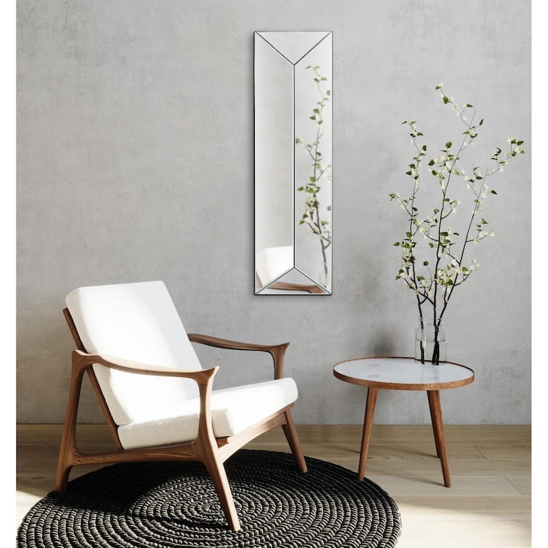 Allan Andrews Frameless Rectangular Beveled Mirror Panel