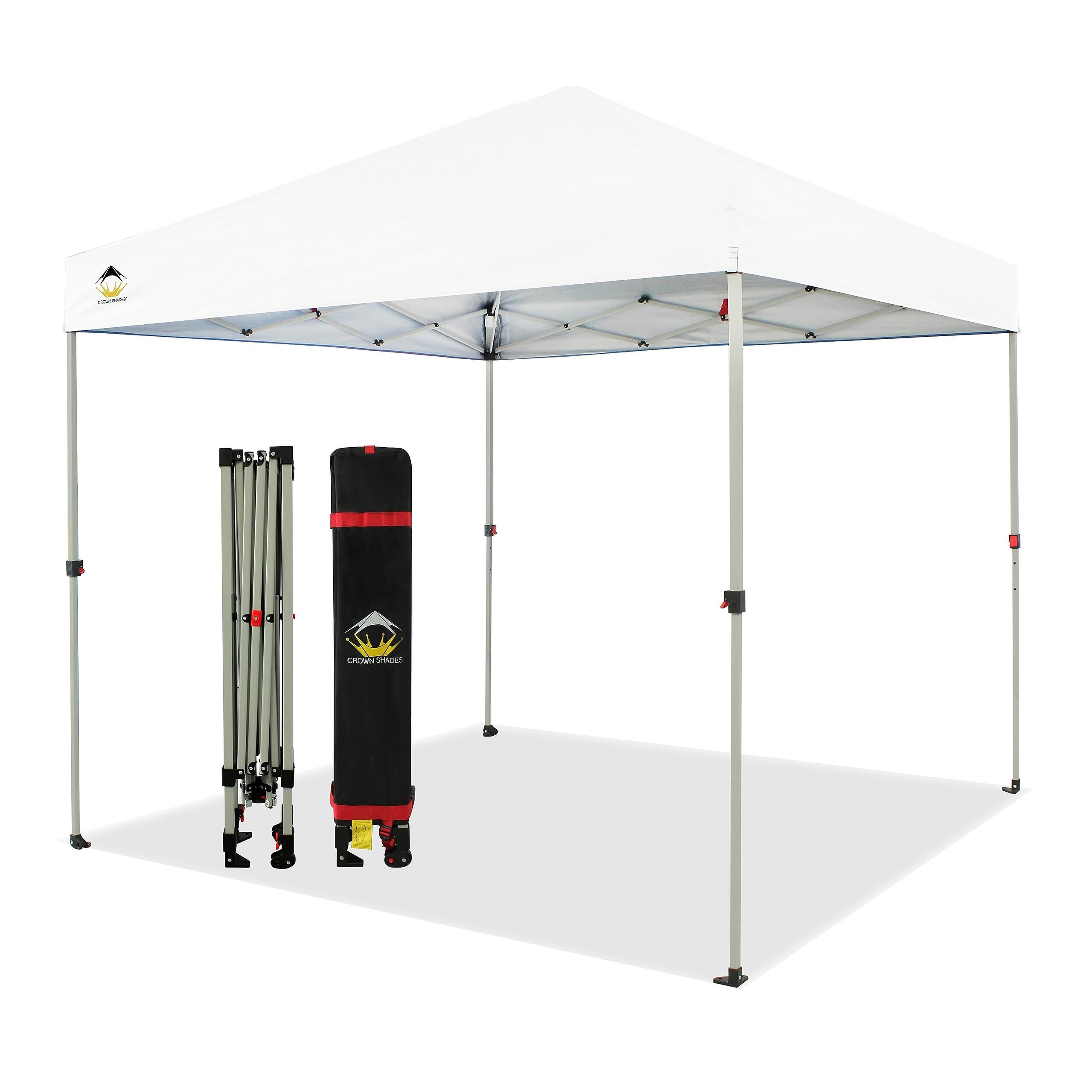 8x8 Pop Up Canopy Patented Center Lock One Push Instant Popup Outdoor Canopy Tent Newly Storage Bag 8 Stakes 4 Ropes Bed Bath Beyond 40655309