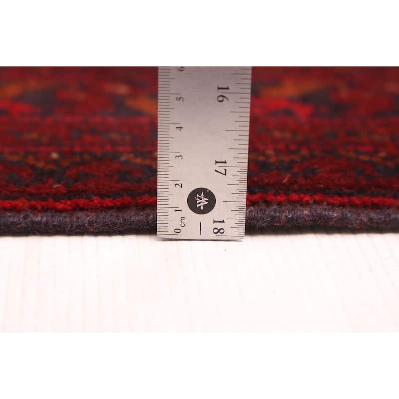 ECARPETGALLERY Hand-knotted Finest Khal Mohammadi Red Wool Rug - 9'11 x 12'10