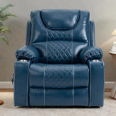 Recliner - 400lb Capacity, Dual OKIN Motor, Massage/Heat - 180° Recline,  Zero Gravity Position