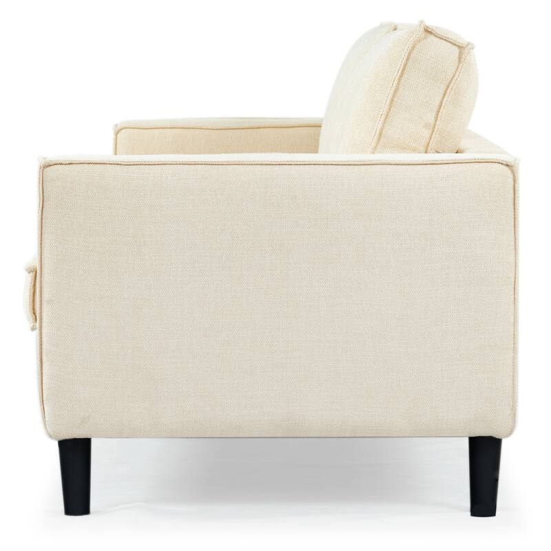 SAFAVIEH Couture Kalyna 3.5-Seater Sofa - 96"W x 33"D x 33"H