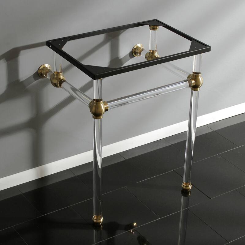 Kingston Brass Templeton Acrylic Console Sink Legs