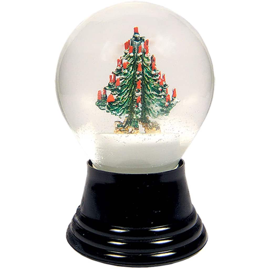 5" Perzy Medium Christmas Tree Snow Globe