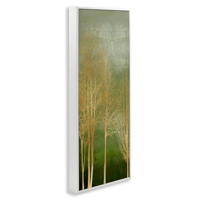 Stupell Minimal Gold Branches Framed Giclee Art Design By Kate Bennett