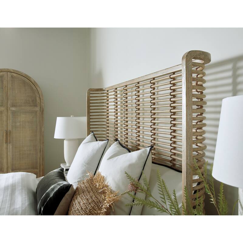 Surfrider King Rattan Bed