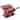 Fantes Pasta Machine with Double Pasta Cutter for Spaghetti and Fettuccine, Red, The Italian Market Original since 1906