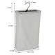 preview thumbnail 3 of 27, Household Essentials Door Hanging Laundry Bag with Loop Handle