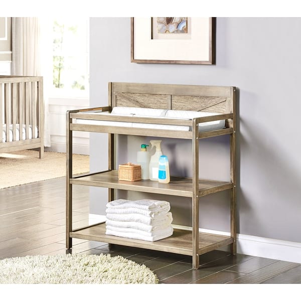 slide 2 of 8, Suite Bebe Barnside Changing Table Vintage Chestnut
