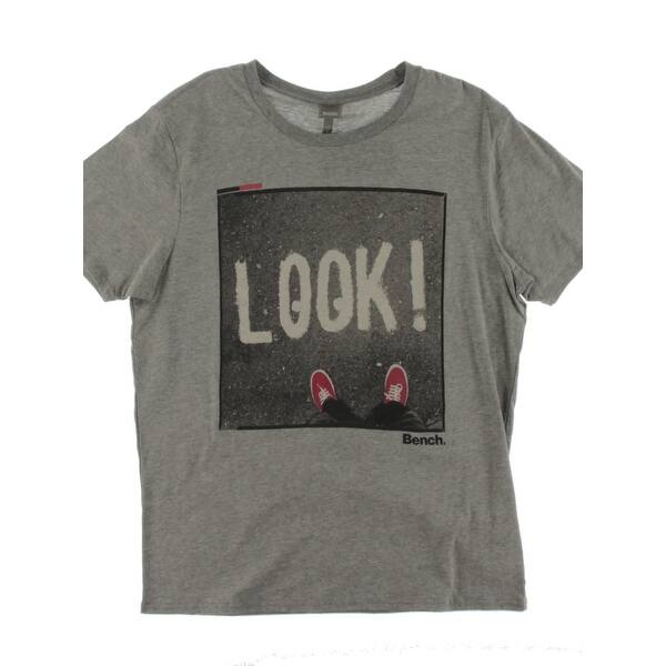 Shop Bench Mens T Shirt Heathered Graphic Print L Free