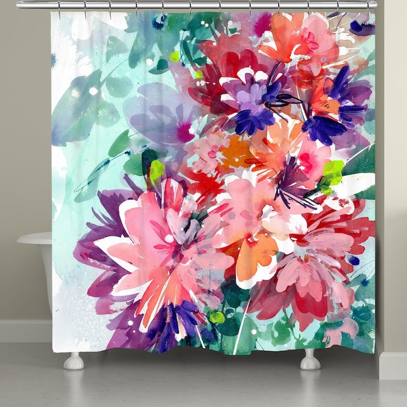 Super Bloom Shower Curtain