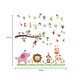 preview thumbnail 3 of 2, Walplus Zoo Friends Learning Alphabet Kids Wall Sticker Nursery Decor