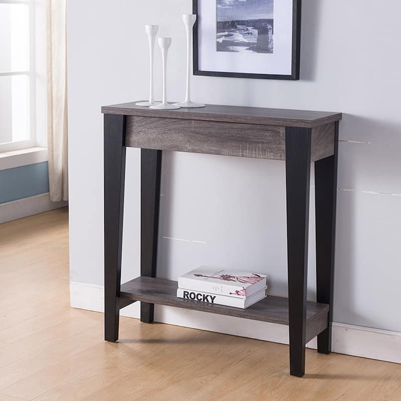 Console Distressed Grey & Black