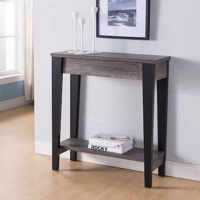 Console Distressed Grey & Black