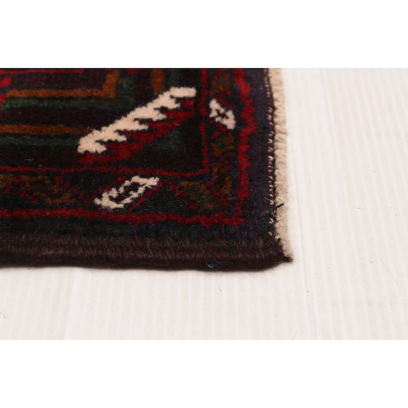 Teimani Burgundy Rug 3'11" x 6'5" - 3'11 x 6'5