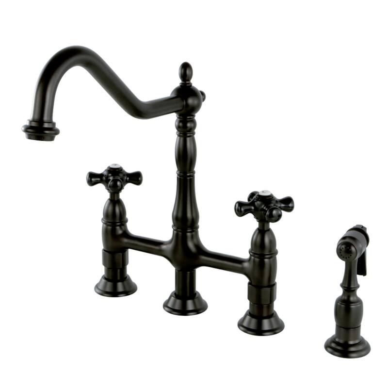 Kingston Brass Duchess 1.8 GPM Bridge Kitchen Faucet - Includes Side
