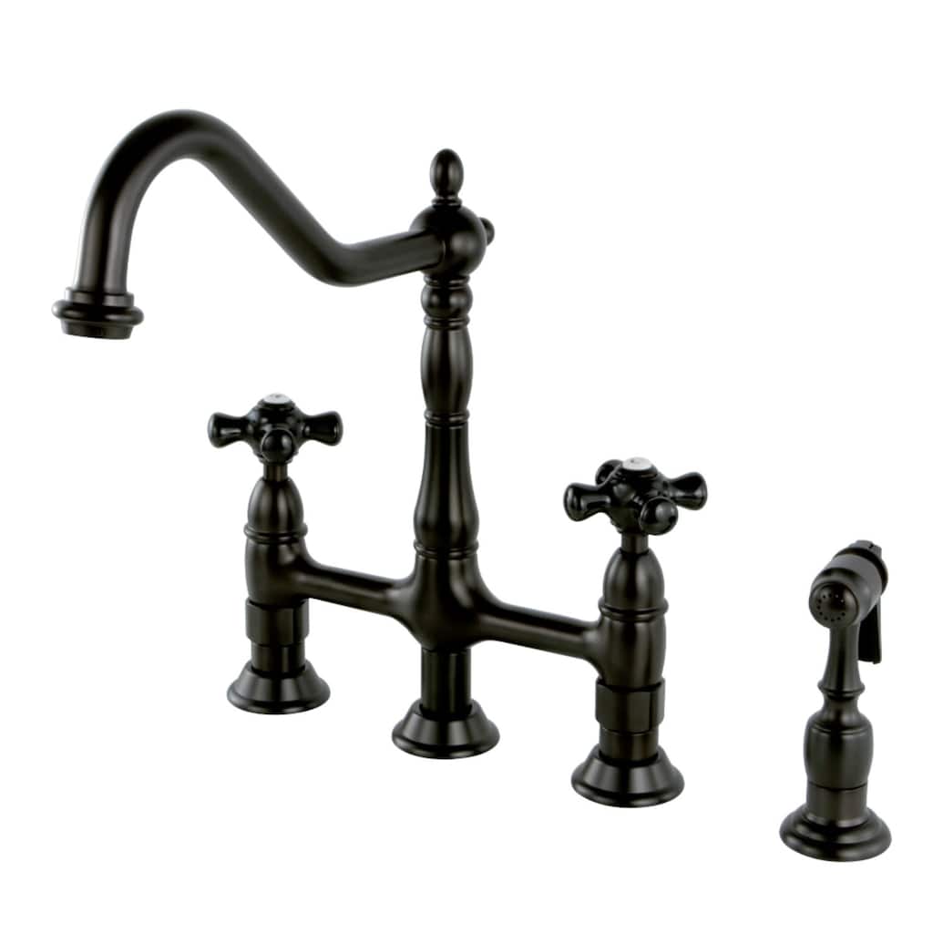 Kingston Brass Duchess 1.8 GPM Bridge Kitchen Faucet - Includes Side