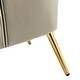 preview thumbnail 35 of 141, Eusebio Tufted Velvet Accent Chair with Wingback, Arms, and Metal Gold Legs for Living Room or Bedroom by HULALA HOME