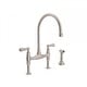 preview thumbnail 6 of 5, Rohl Perrin & Rowe Georgian Era Bridge Kitchen Faucet with Side Spray