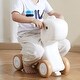preview thumbnail 15 of 23, 3 in 1 Rocking Horse for Toddlers with Wheels and Balance Board - 27.16 x 12.20 x 18.11 inch