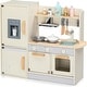 preview thumbnail 1 of 5, Wooden Pretend Kitchen Playset with Toy Ice Maker & Cooking Set Accessories Kitchens