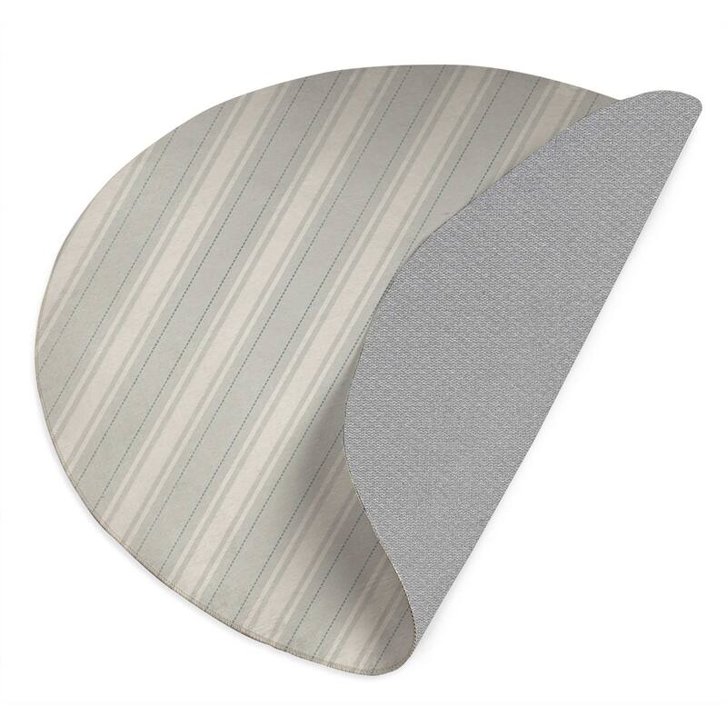 COASTAL STRIPED GRAY Laundry Mat By Kavka Designs Bed Bath & Beyond 39083912