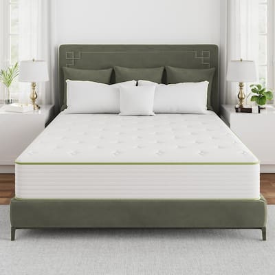 SweDrea 12" Gel Hybrid Memory Foam Mattress with Cooling Comfort and Certified Quality