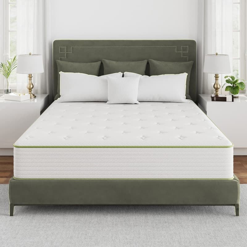 SweDrea 12" Gel Hybrid Memory Foam Mattress with Cooling Comfort and Certified Quality