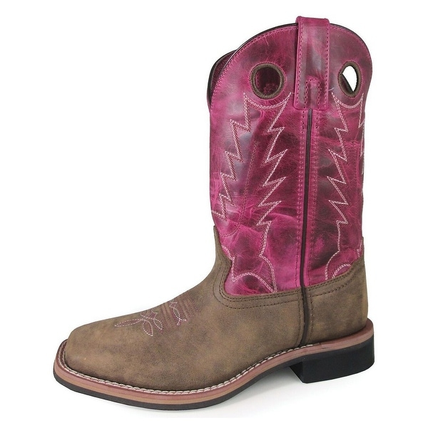 western boots pink