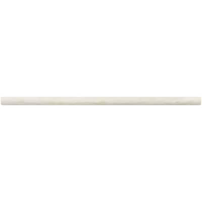 Daltile Pietra Divina 1/2" x 12" Marble Natural Stone Jolly Trim in Honed (Sold By The Piece)