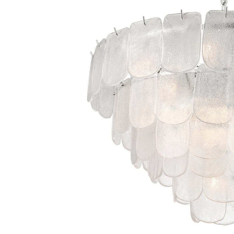 Artcraft Bianca Chandelier - Polished Nickel
