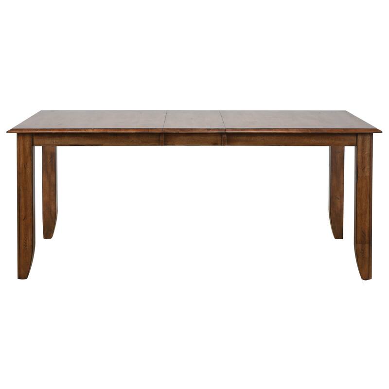 Extendable Dining Table Set Seats 8 - Rectangular Table with Bench & Chairs - Modern Farmhouse Style