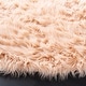 preview thumbnail 62 of 97, SAFAVIEH Faux Sheep Skin Alexandria 2.4-inch Thick Rug 4' Round - Light Pink - Round