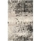preview thumbnail 6 of 14, SAFAVIEH Retro Elidona Distressed Modern Abstract Rug 2'6" x 4' - Light Grey/Grey - Rectangle