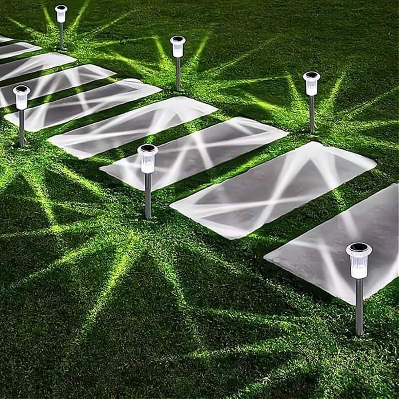 13'' Solar Pathway Lights Outdoor LED Yard Lights for Garden, Driveway