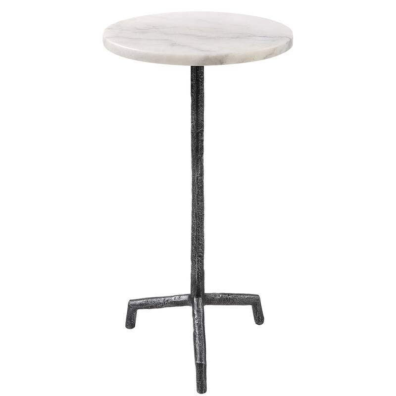 Uttermost 22897 Puritan 12" Wide Pub Table - Black / White