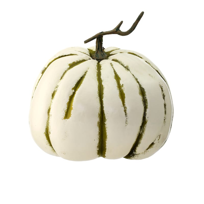 11" Latex Harvest Vine Pumpkin