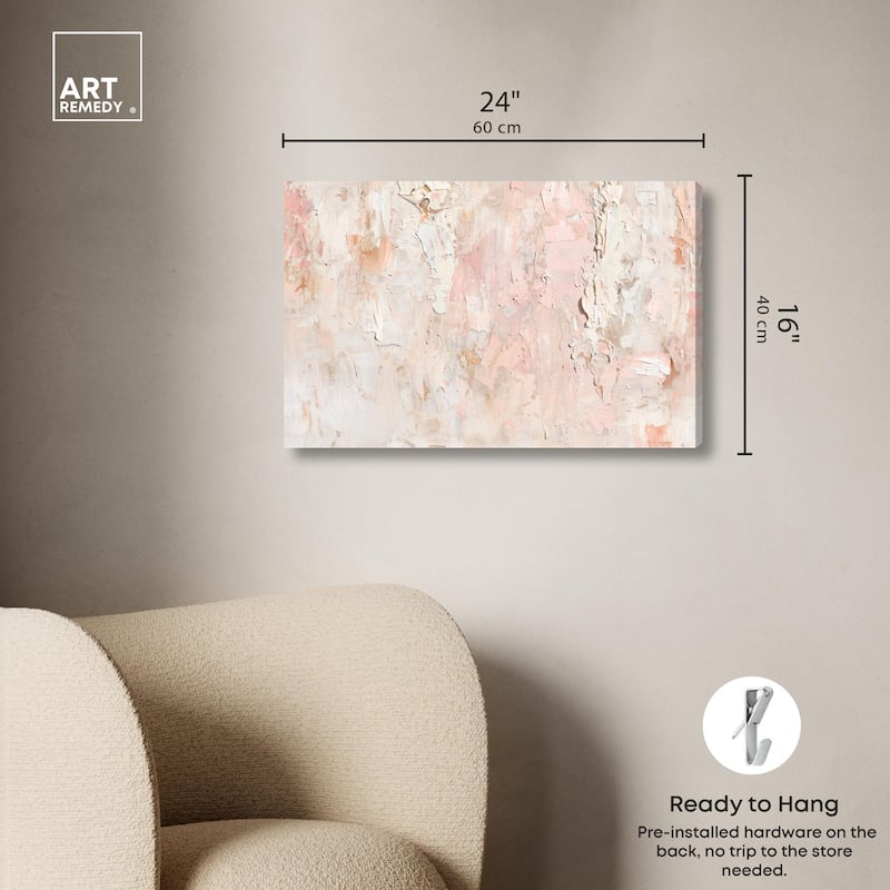 Impasto Layers Canvas by Art Remedy, Gallery Wrapped