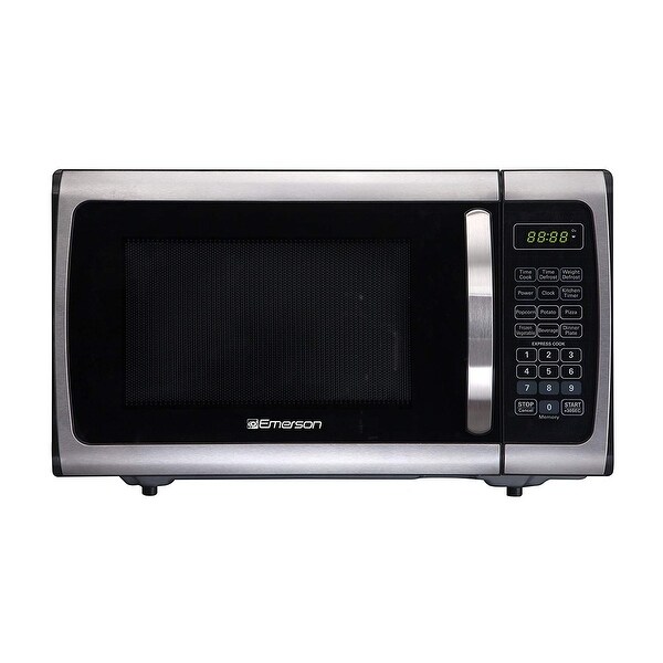 Emerson black microwave sale