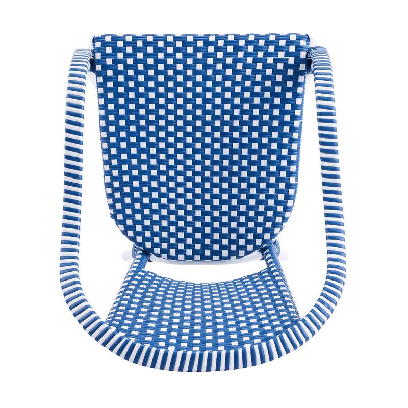 Christopher Knight Home - CaféBreeze Outdoor PE Wicker Dining Armchair with Aluminum Frame